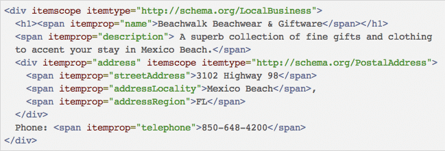 Schema.org Example