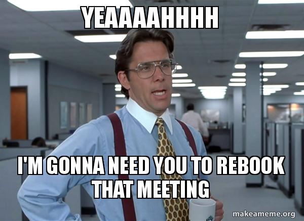 Rebook Meeting